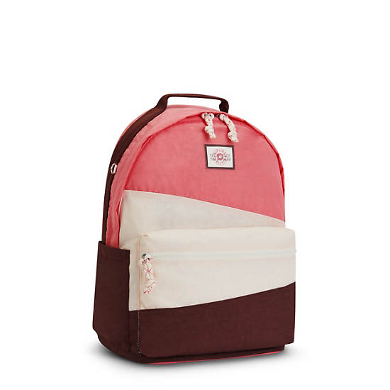 Kipling Damien Large Backpack Laptop Veske Rosa | NO 1583QM